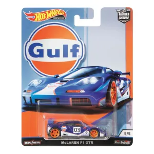Hot Wheels Car Culture Gulf Racing 5/5 Mclaren F1 GTR