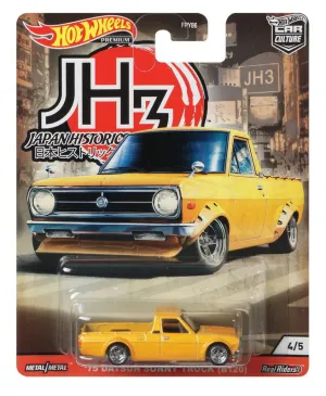 Hot Wheels Car Culture Japan Historics 3 '75 Datsun Sunny Truck (B120) 4/5
