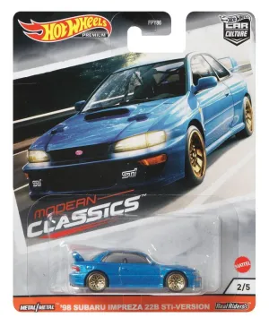 Hot Wheels Car Culture Modern Classics 2/5 '98 Subaru Impreza 22B Sti-Version