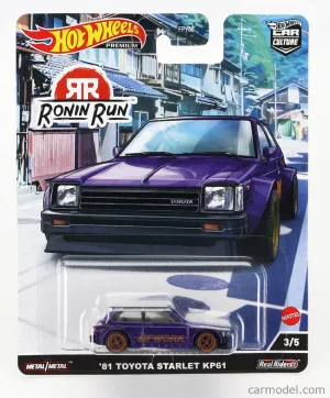Hot Wheels Car Culture Ronin Run 3/5 '81 Toyota Starlet Kp61