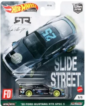 Hot Wheels Car Culture Slide Street 5/5 '20 Ford Mustang Rtr Spec 5