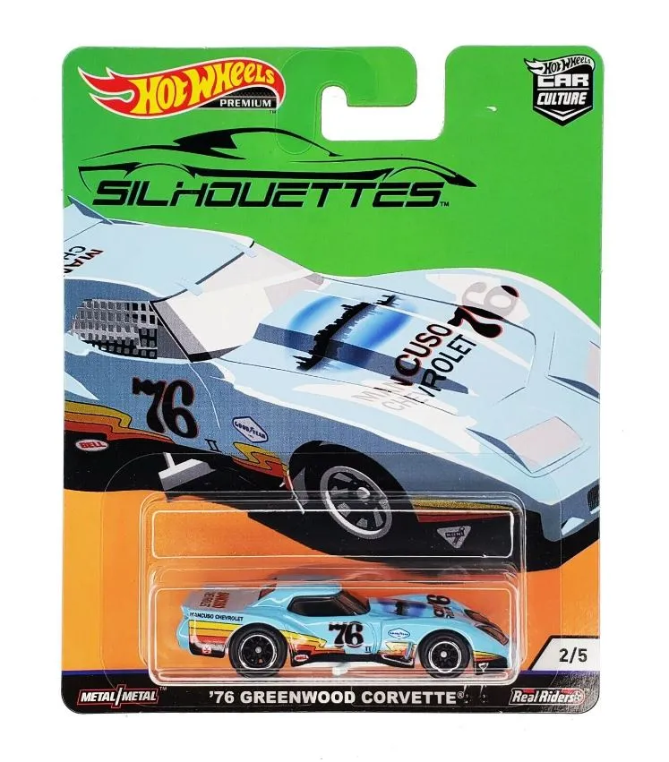 Hot Wheels Car Culture Super Silhouettes '76 Greenwood Corvette 2/5