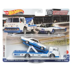 Hot Wheels Car Culture Team Transport #38 '65 Ford Galaxie & Ford C-800