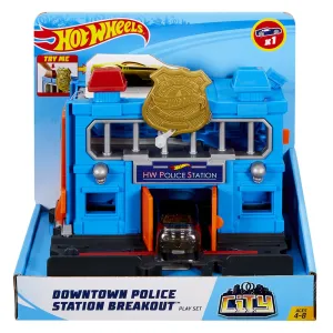 Hot Wheels City Downtown Police Station Breakout
