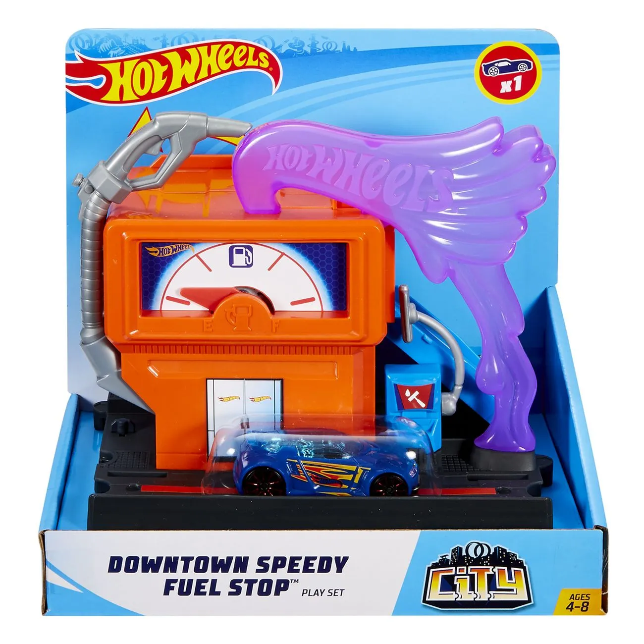 Hot Wheels City Downtown Speedy Fuel Stop
