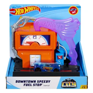 Hot Wheels City Downtown Speedy Fuel Stop