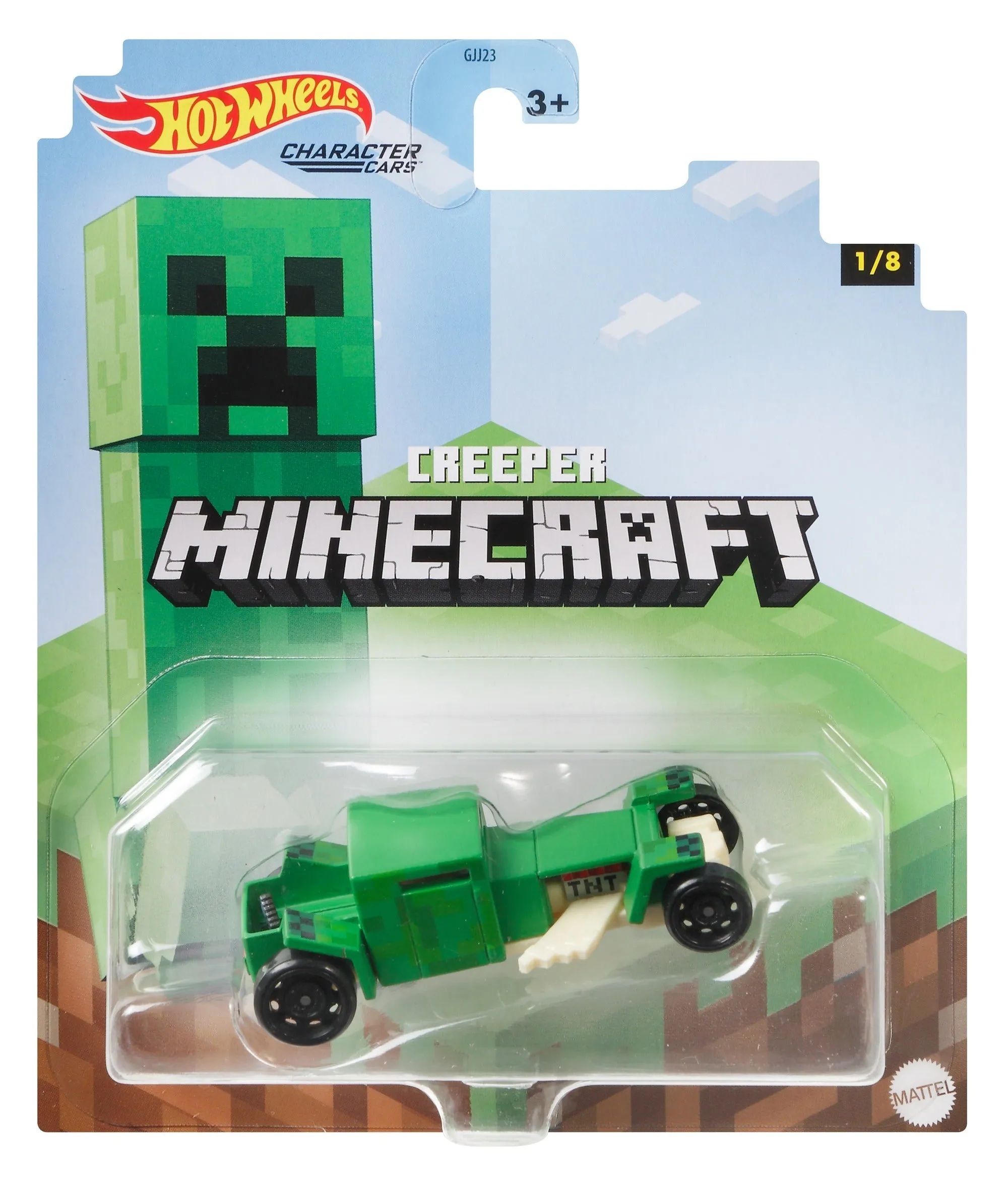 Hot Wheels Gaming Character Car Minecraft 1/8 Creeper