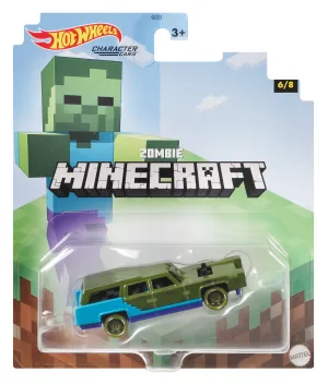 Hot Wheels Gaming Character Car Minecraft 6/8 Zombie