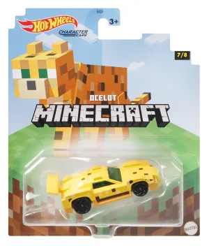 Hot Wheels Gaming Character Car Minecraft 7/8 Ocelot