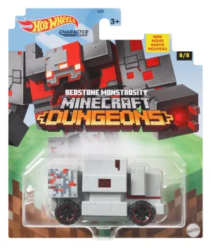 Hot Wheels Gaming Character Car Minecraft 8/8 Redstone Monstrosity