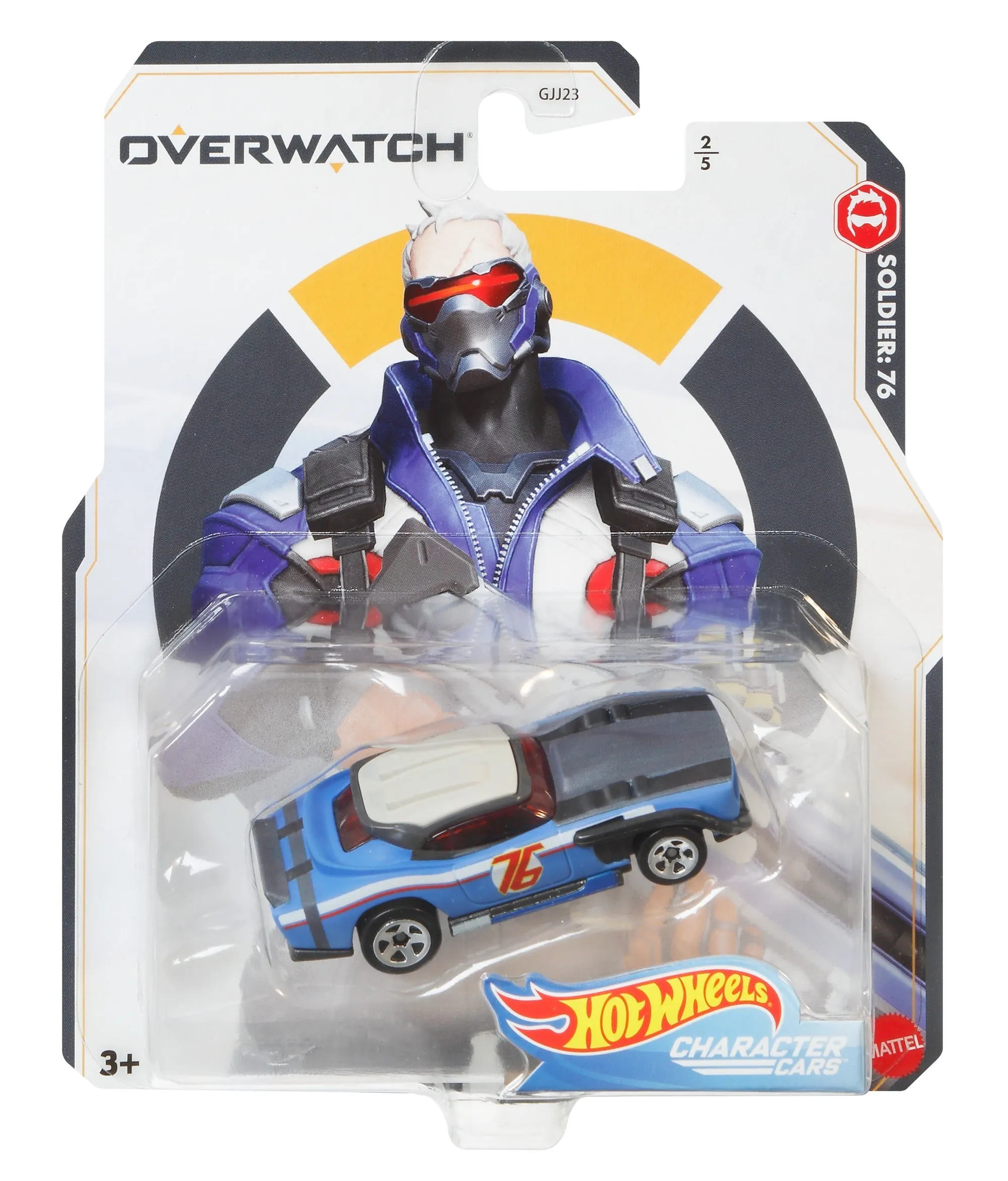Hot Wheels Gaming Character Car Overwatch 2/5 Solider: 76