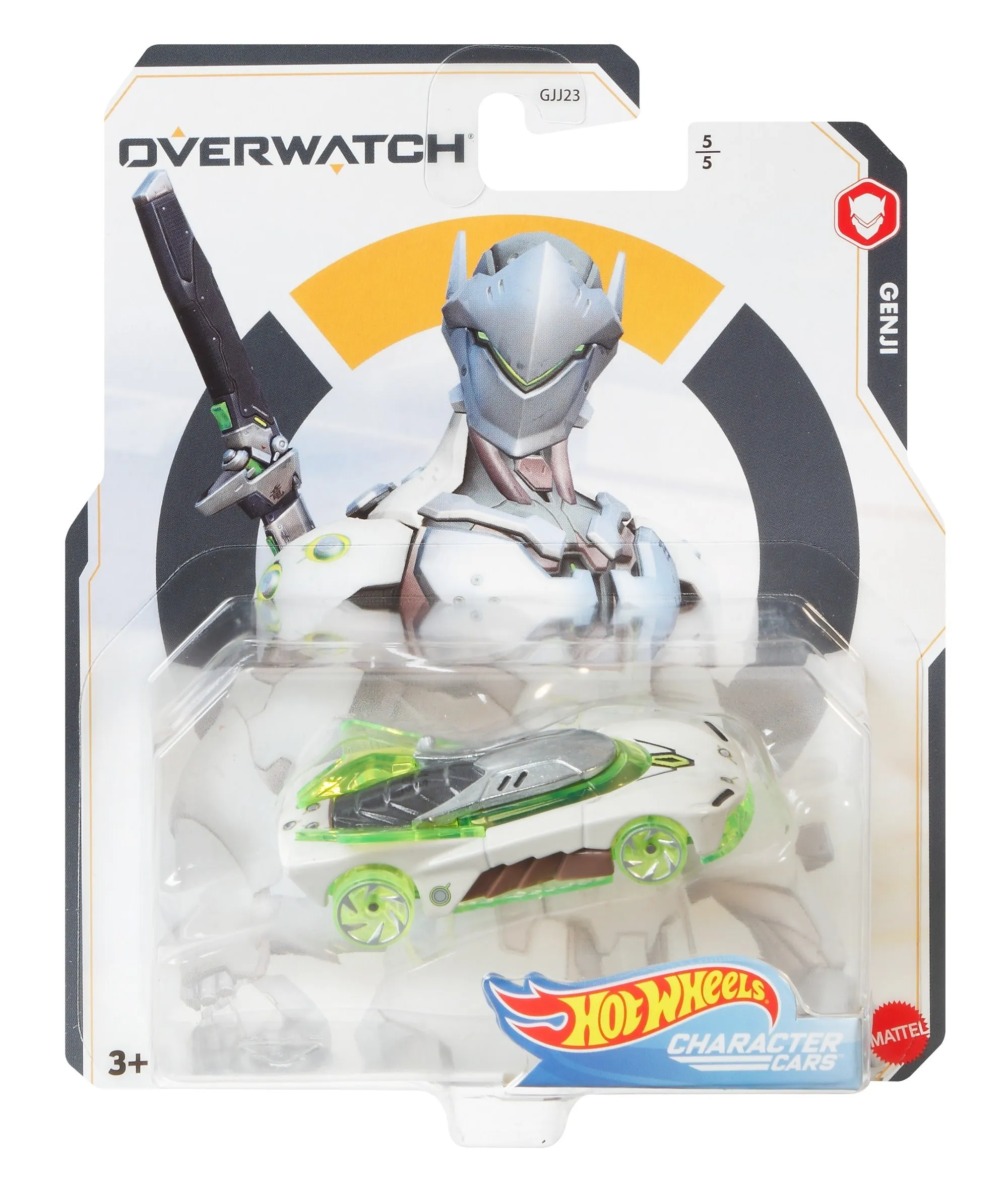 Hot Wheels Gaming Character Car Overwatch 5/5 Genji