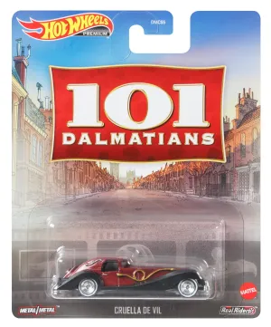 Hot Wheels Retro Entertainment Vehicle 101 Dalmatians Cruella De Vil