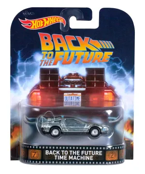 Hot Wheels Retro Entertainment Vehicle Back To The Future Time Machine