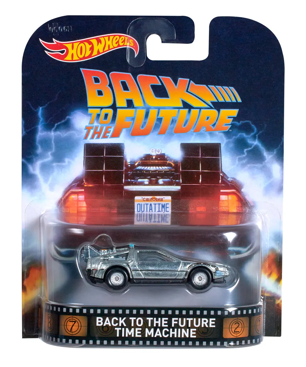 Hot Wheels Retro Entertainment Vehicle Back To The Future Time Machine