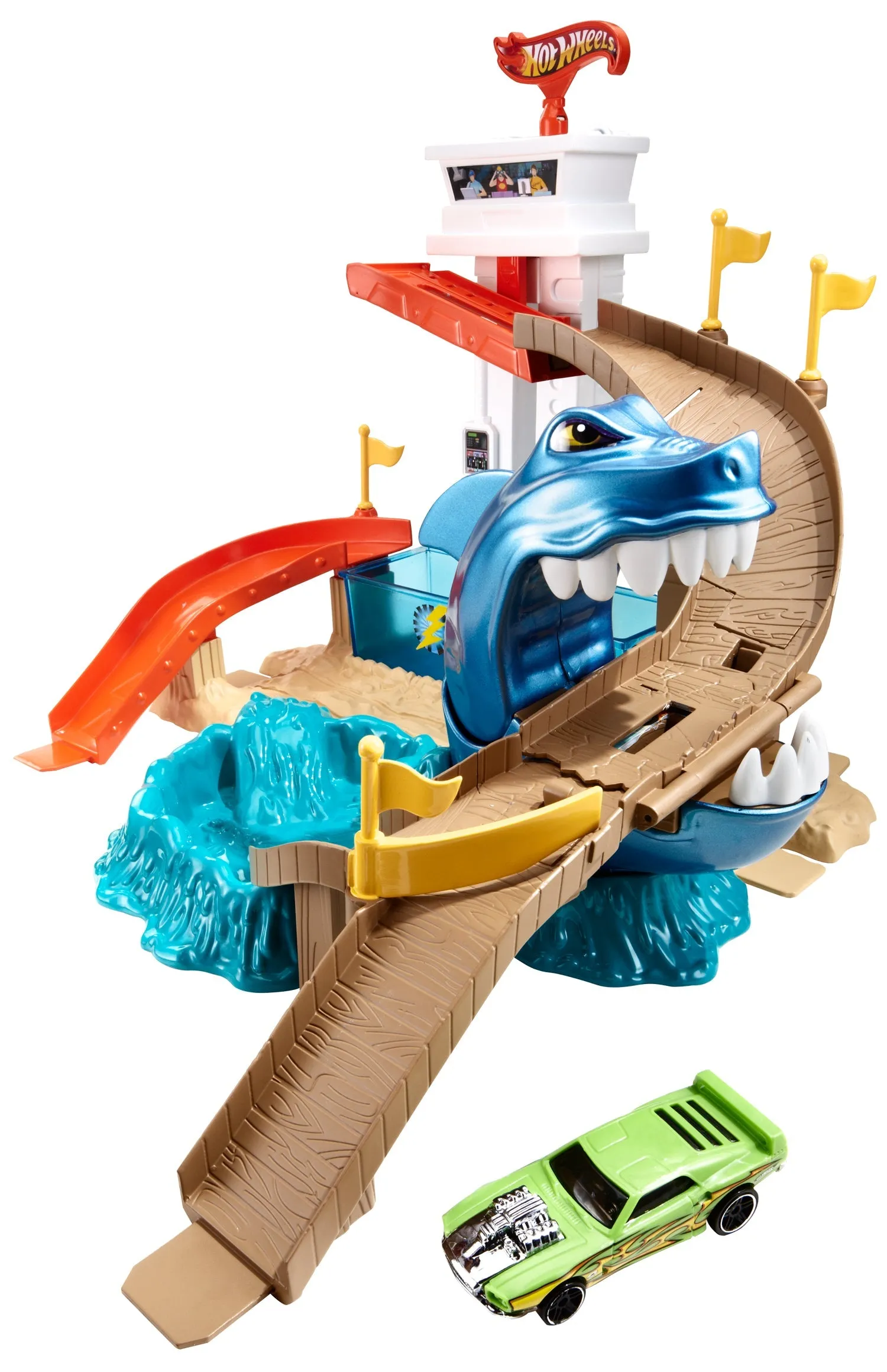 Hot Wheels Sharkport Showdown Colour Change Playset