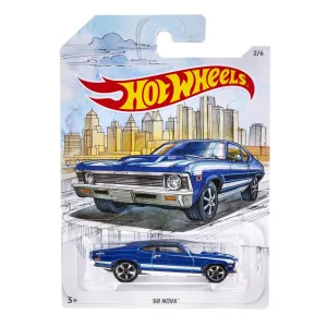 Hot Wheels Theme Automotive Vehicle Detroit Muscle 2/6 '68 Nova