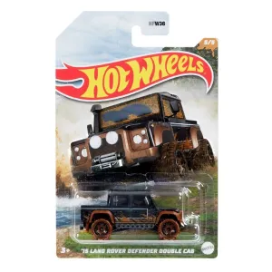 Hot Wheels Themed Automotive Vehicle Mud Runners 5/5 '15 Land Rover Defender Double Cab