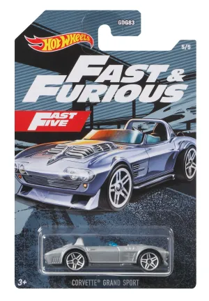 Hot Wheels Themed Entertainment Vehicle Fast & Furious 5/5 Corvette Grand Sport