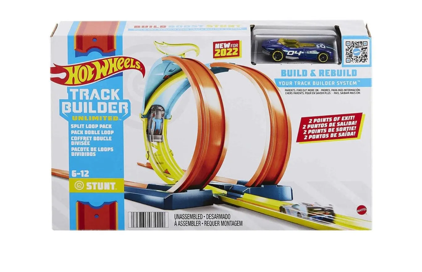 Hot Wheels Track Builder Unlimited Split Loop Pack