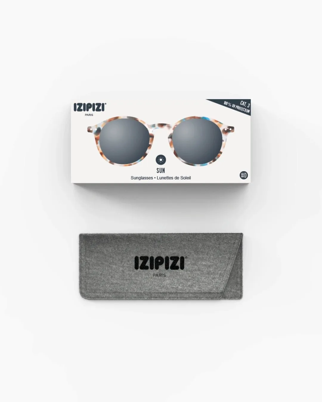 Izipizi: Adult Sun Sunglasses #D - Blue Tortoise
