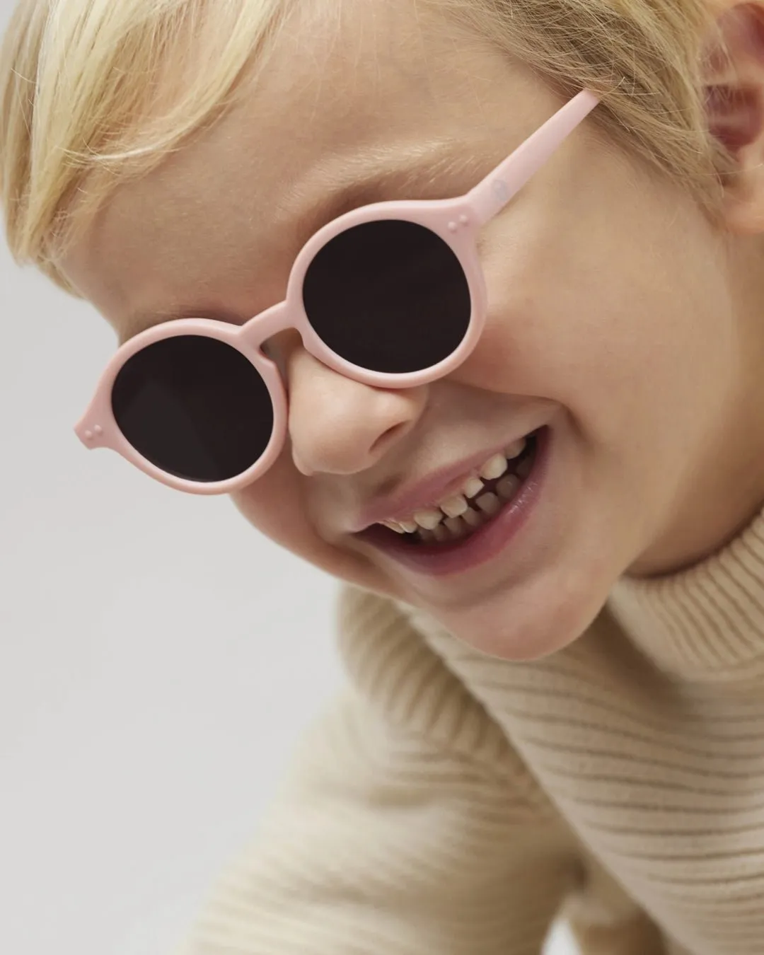 Izipizi: Kids Plus Sunglasses #D - Pastel Pink (3-5 Years)