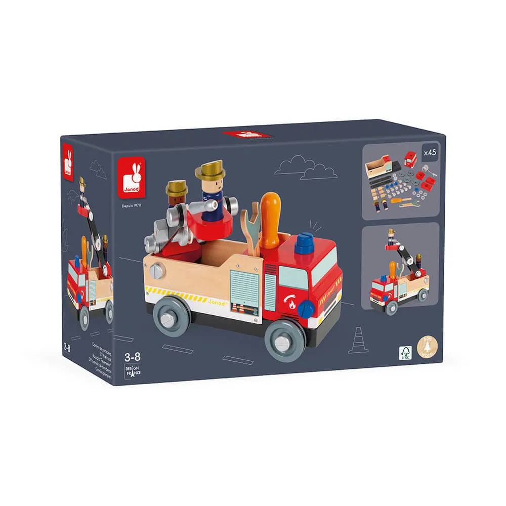 Janod Brico'kids DIY Fire Truck