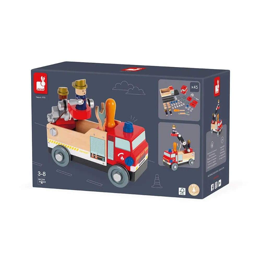 Janod Brico'kids DIY Fire Truck