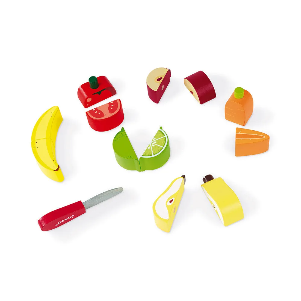 Janod Chunky Fruits and Vegetables Set