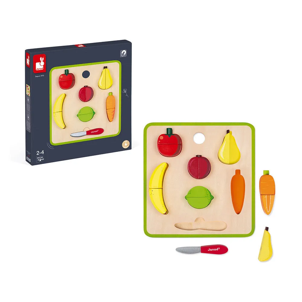 Janod Chunky Fruits and Vegetables Set