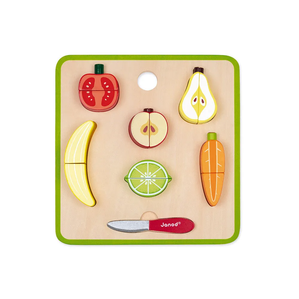 Janod Chunky Fruits and Vegetables Set