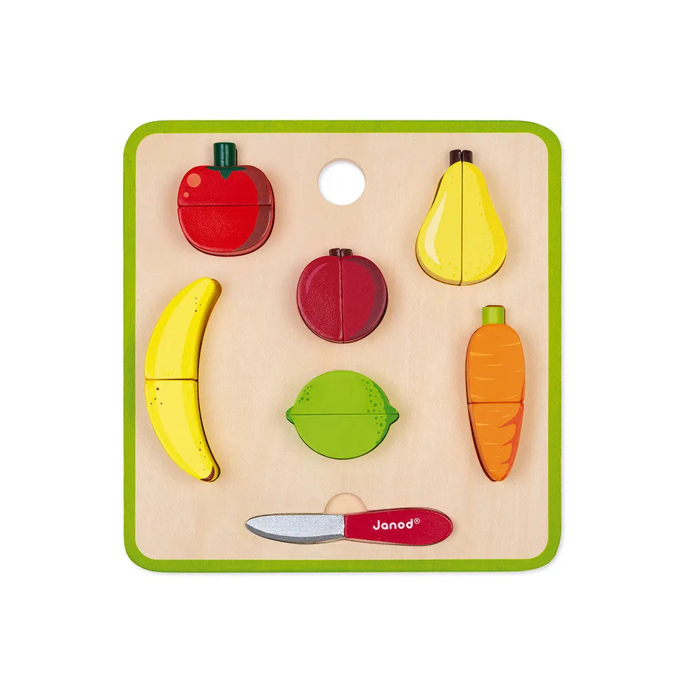 Janod Chunky Fruits and Vegetables Set