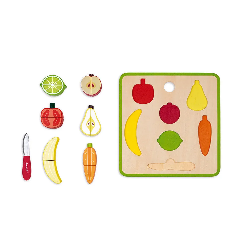 Janod Chunky Fruits and Vegetables Set
