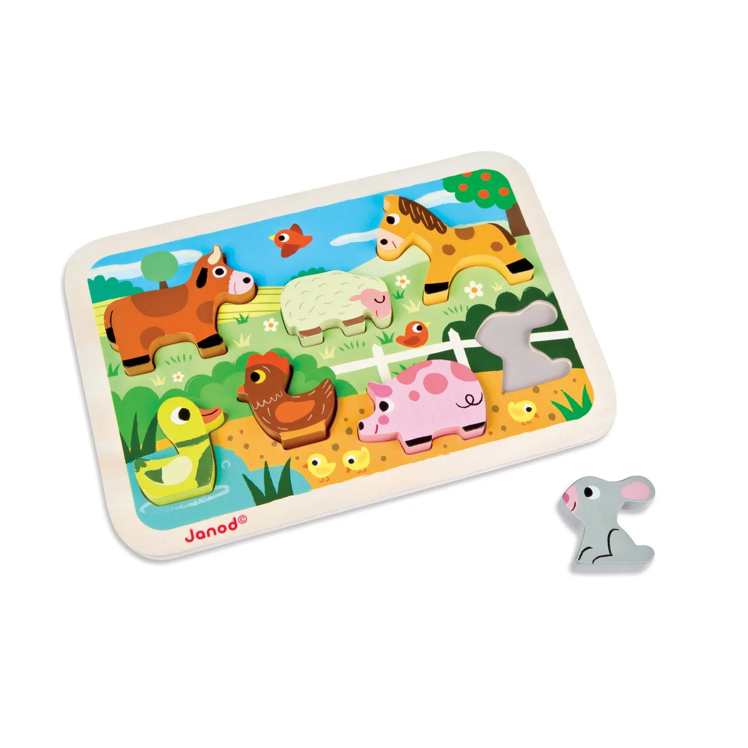 Janod Farm Chunky Puzzle