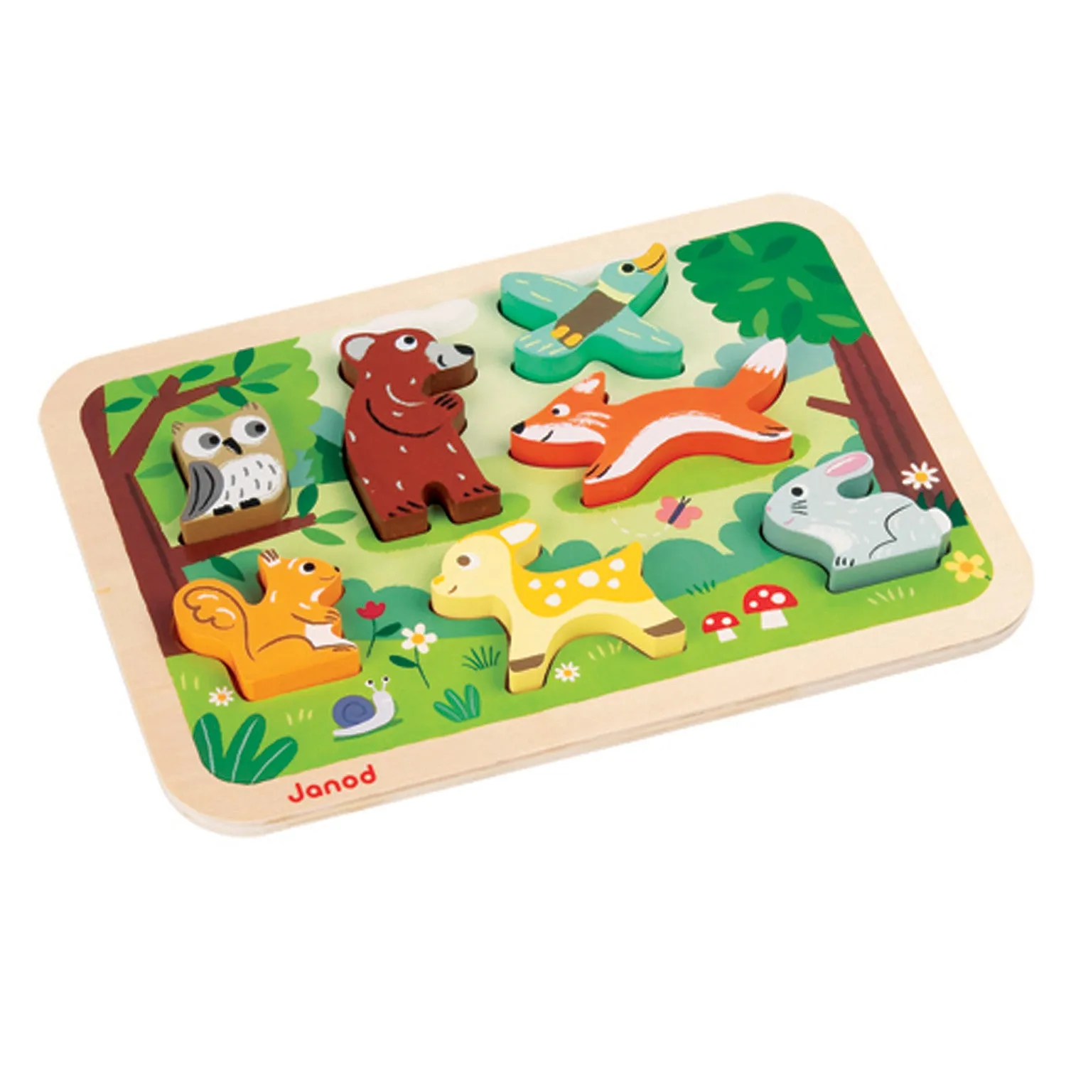 Janod Forest Chunky Puzzle