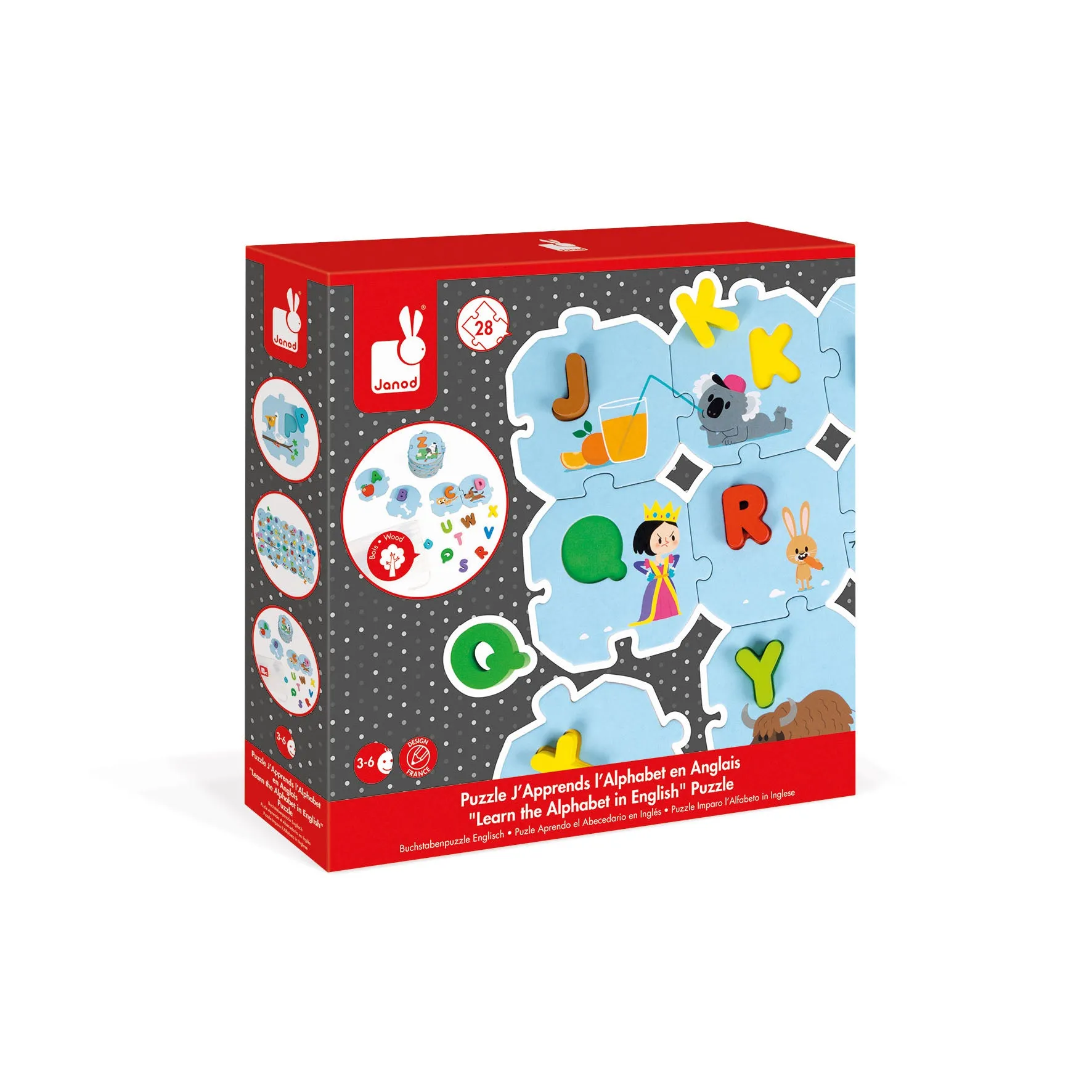 Janod I Learn The Alphabet Puzzle