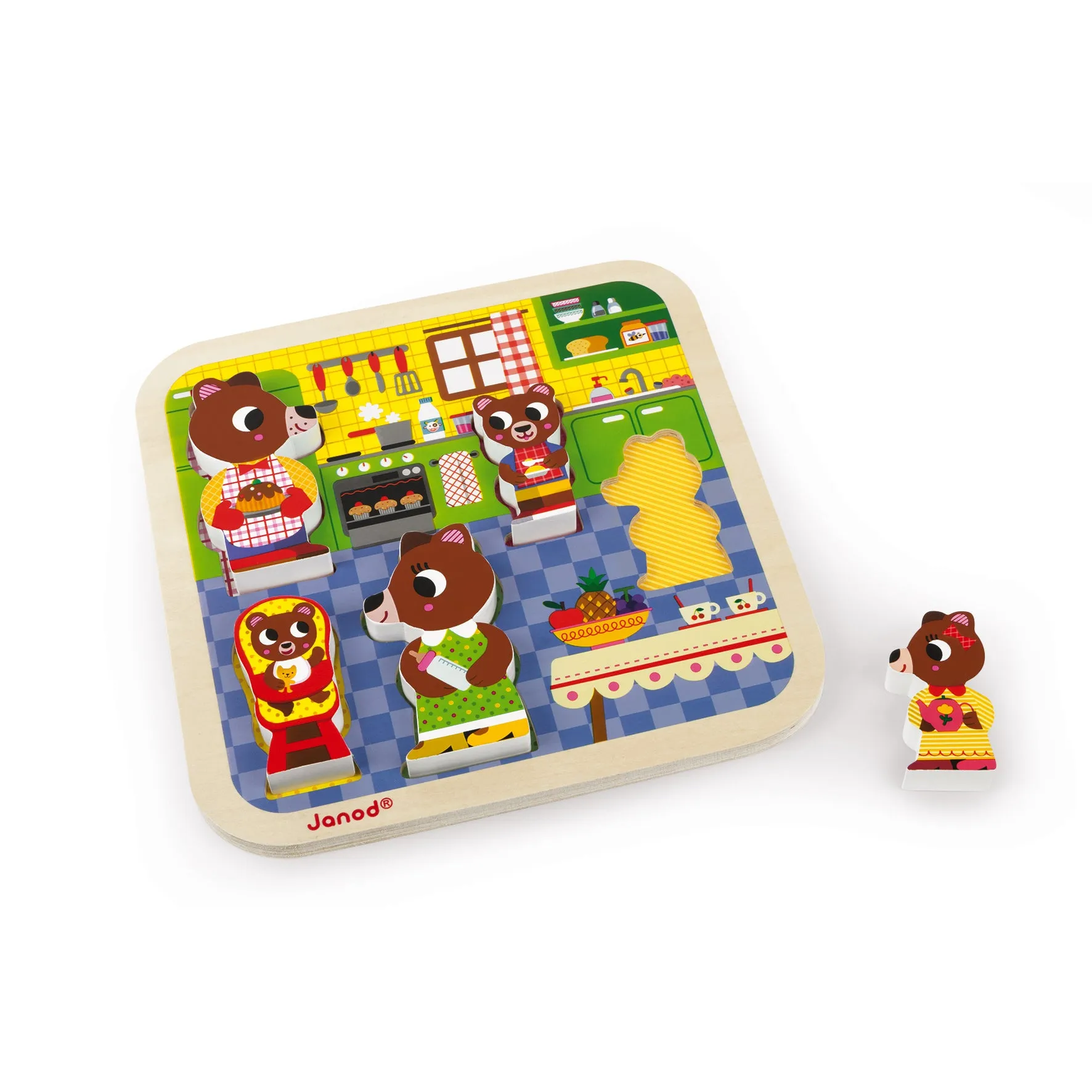 Janod Kitchen Chunky Puzzle