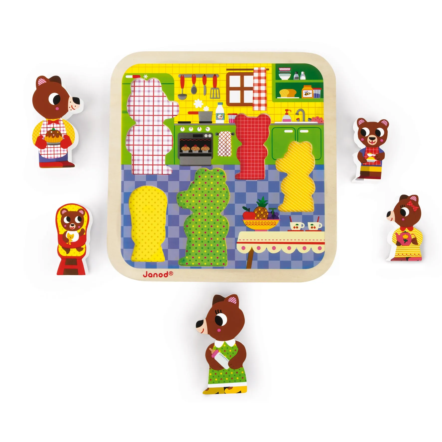 Janod Kitchen Chunky Puzzle