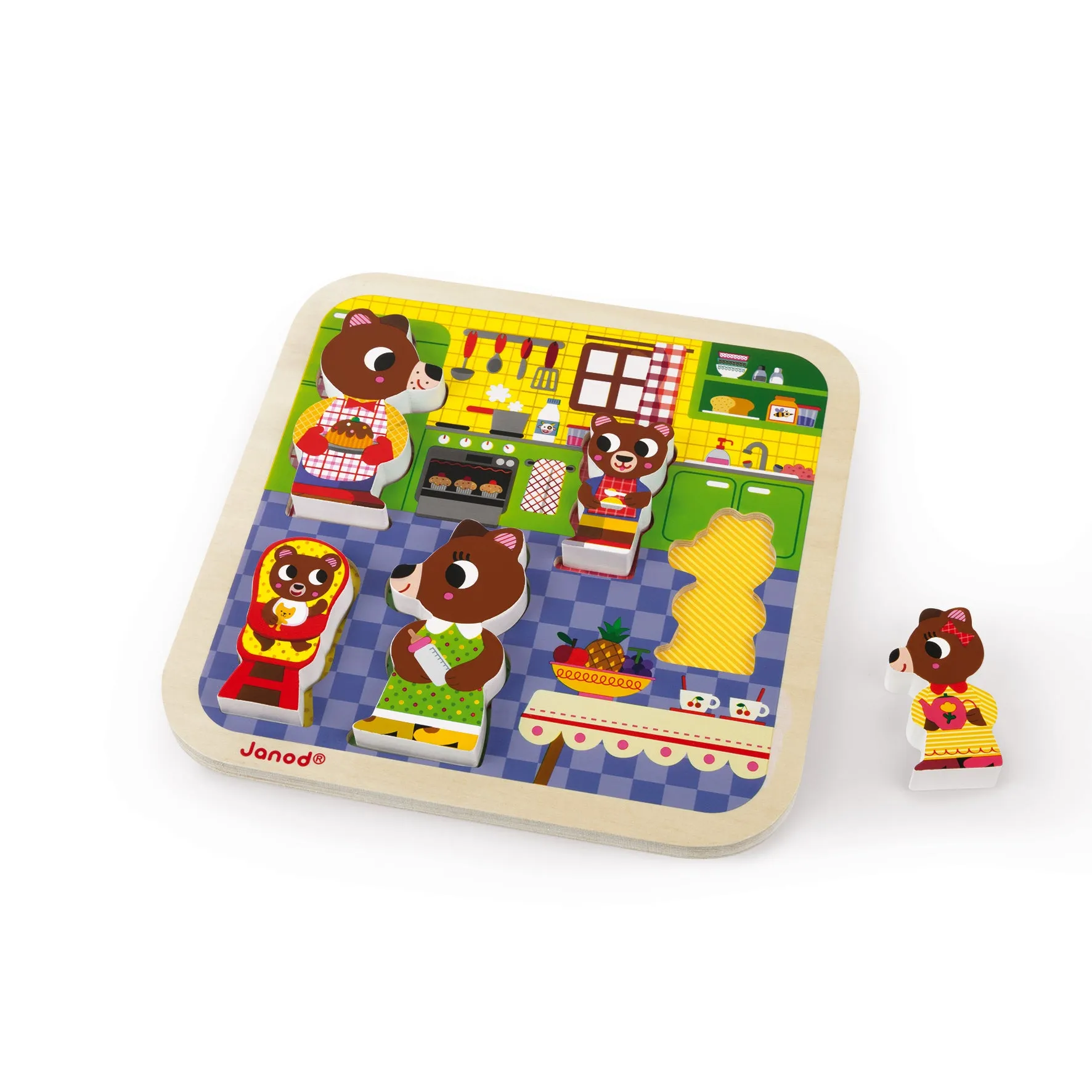 Janod Kitchen Chunky Puzzle