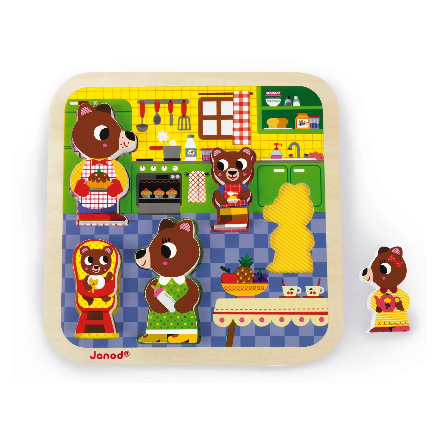 Janod Kitchen Chunky Puzzle