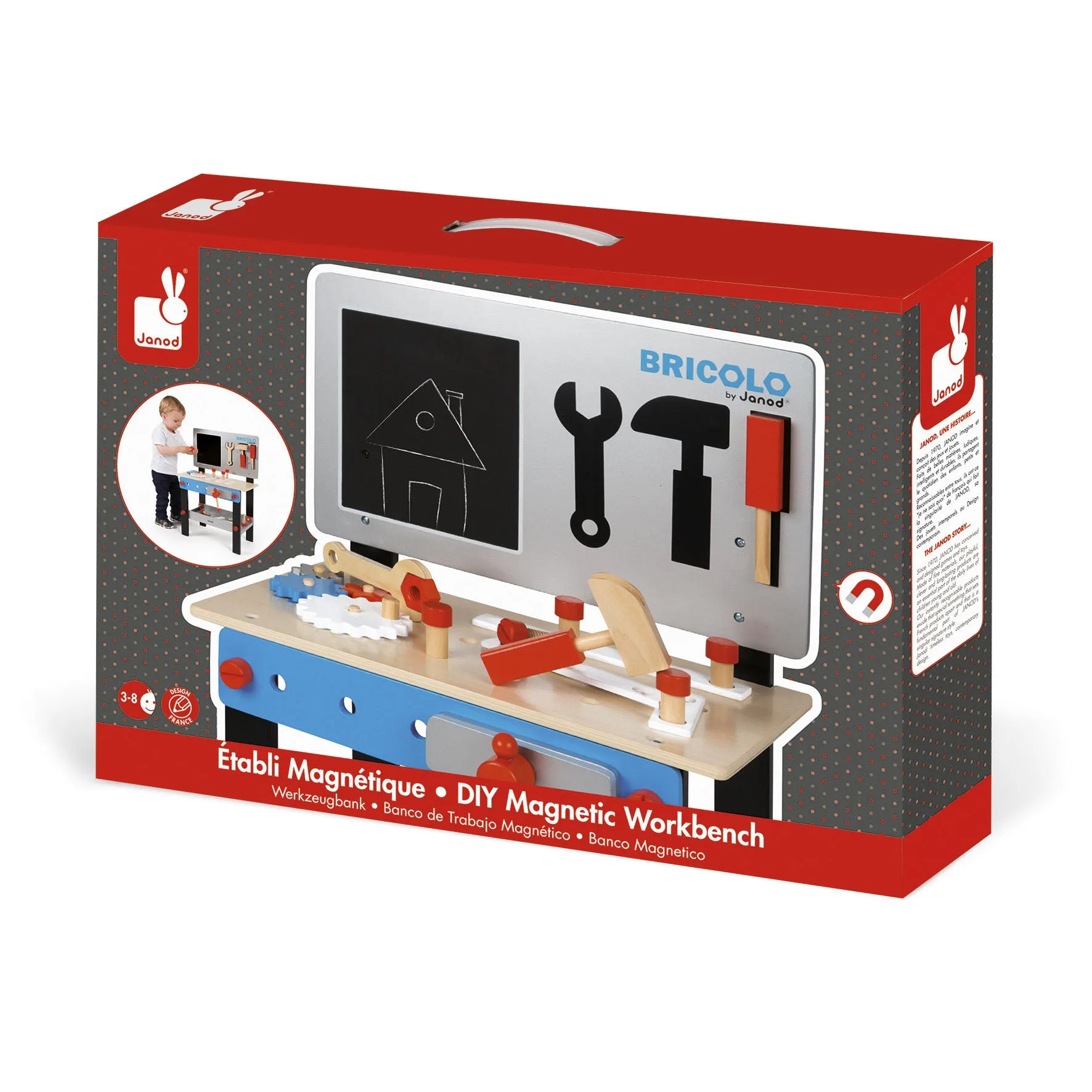 Janod Magnetic DIY Workbench