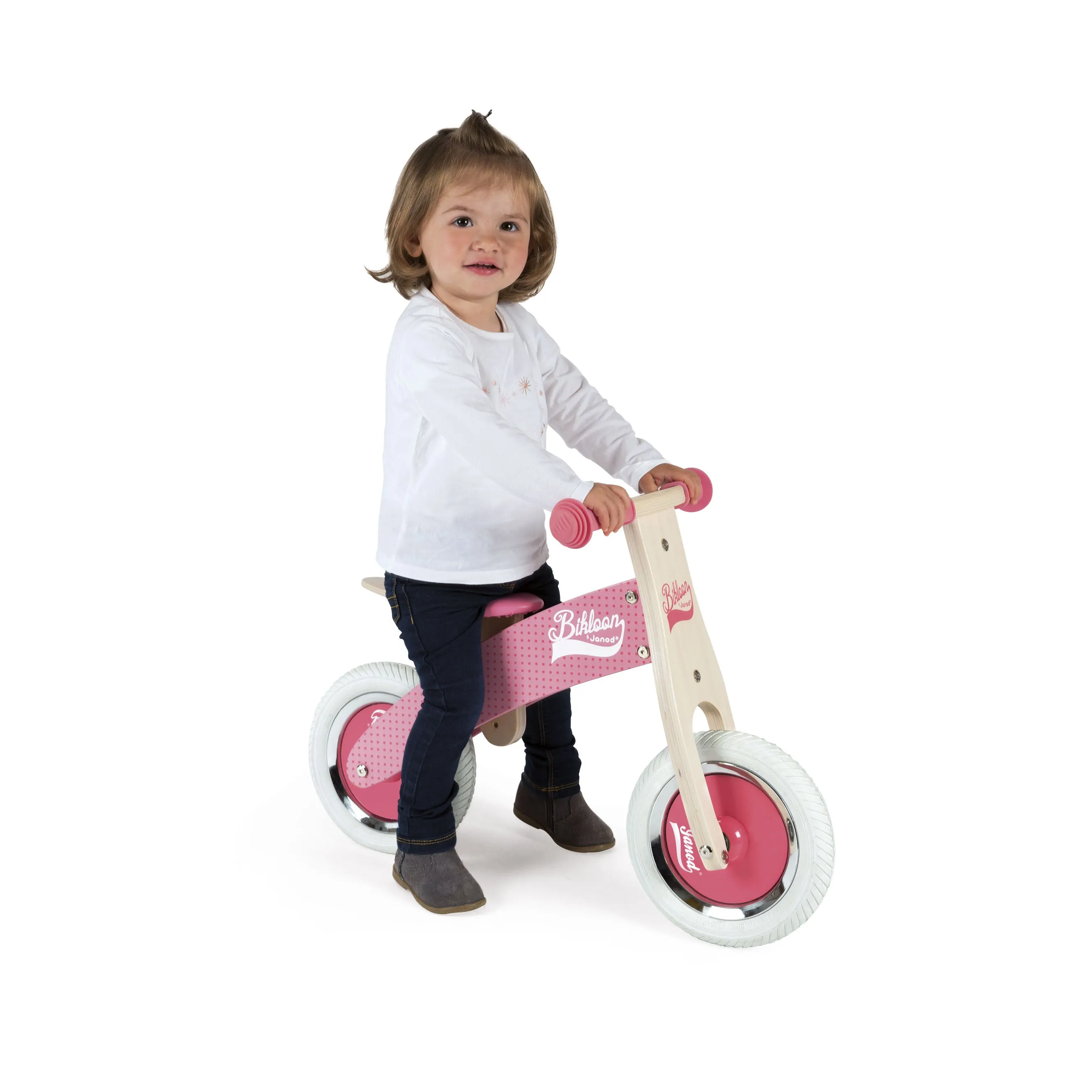 Janod My First Pink Little Bikloon Balance Bike