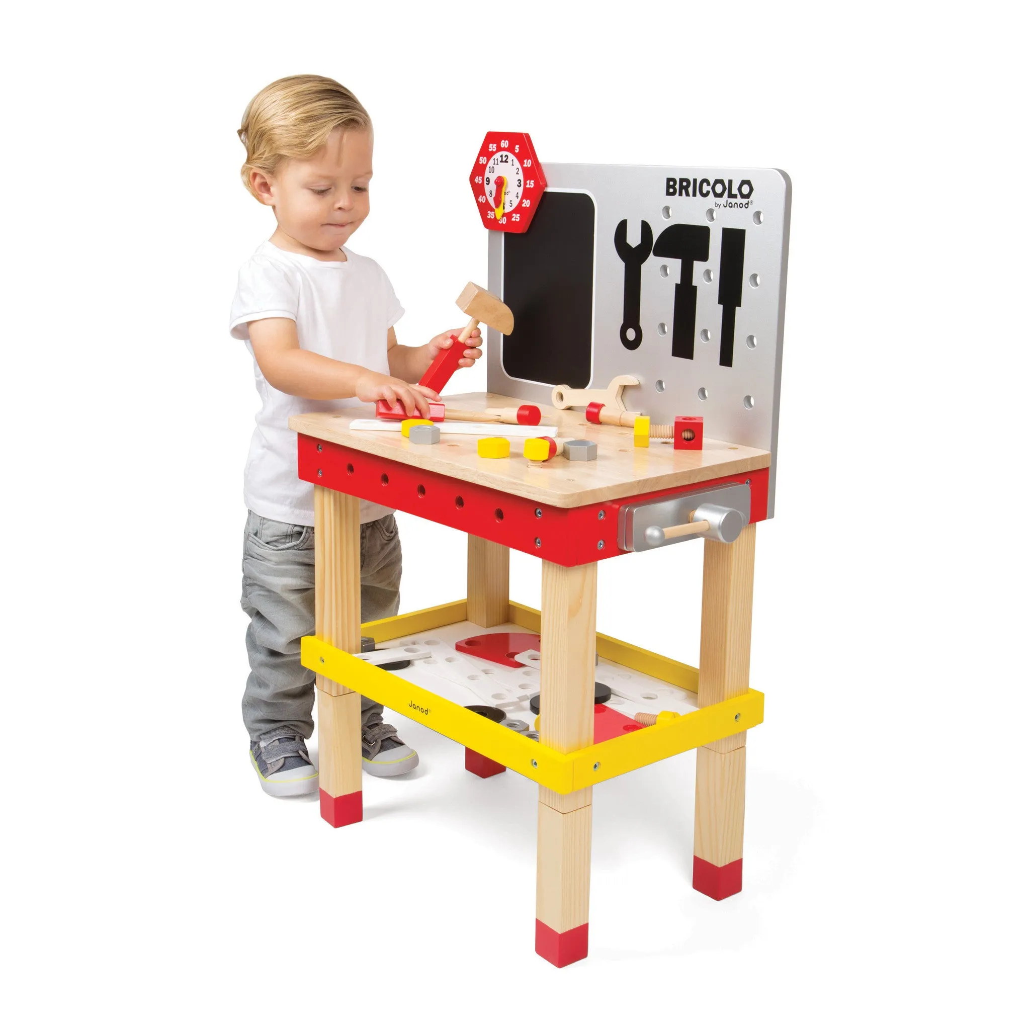 Janod Redmaster Bricolo DIY Giant Magnetic Workbench