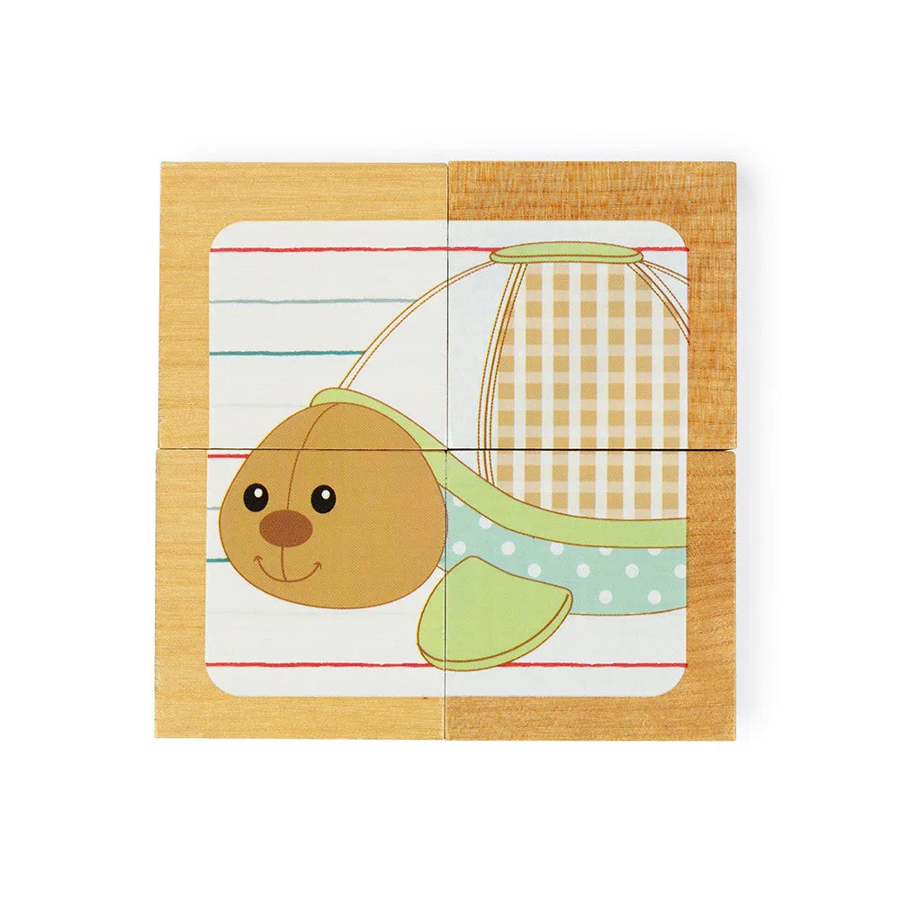 Janod Sophie La Girafe 4-Block Tray
