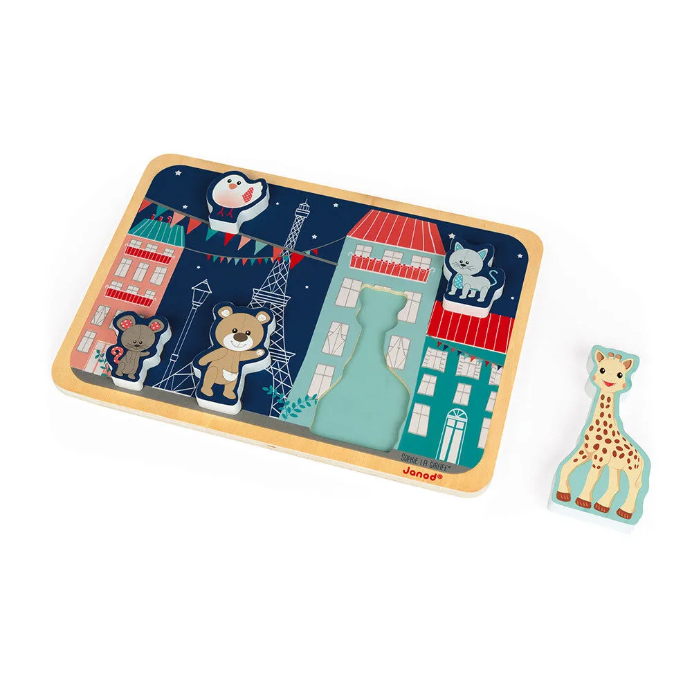 Janod Sophie la Girafe Chunky Puzzle - 5pcs