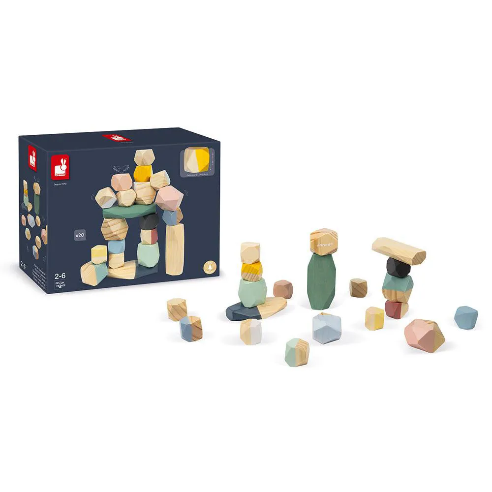 Janod Sweet Cocoon Stacking Stones