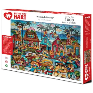 Jennifer Garant Bathtub Beach Jigsaw Puzzle - 1000 pc