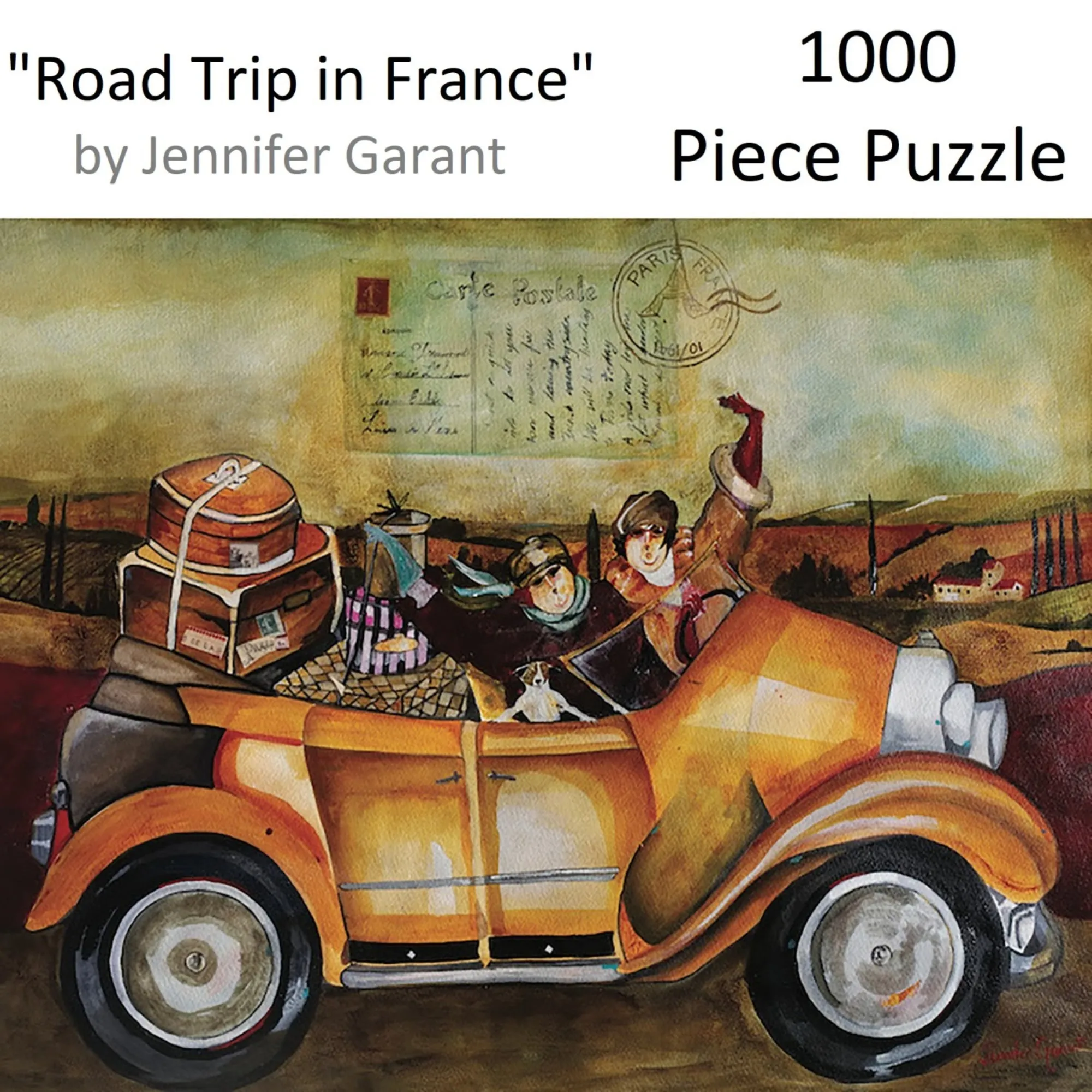 Jennifer Garant Road Trip in France 1000-Piece Premium Puzzle