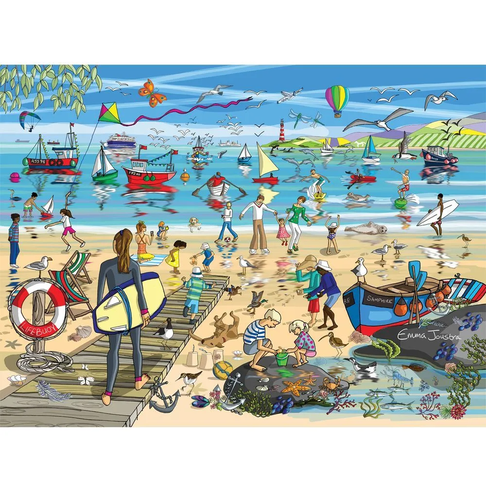 Just Living Life 1000 Piece Puzzle Beachcombers