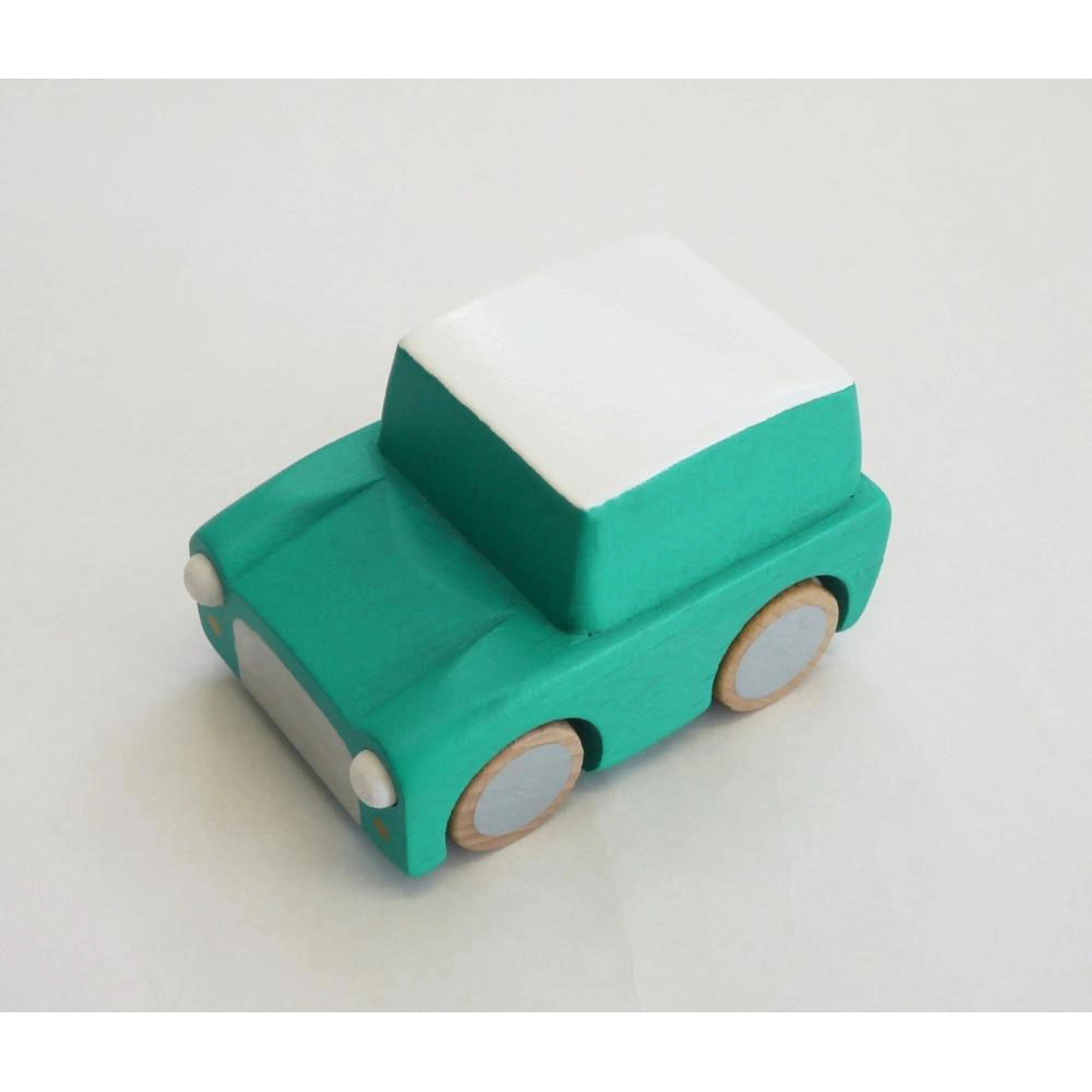 kiko  & gg* Kuruma Classic Wooden Wind Up Car Green